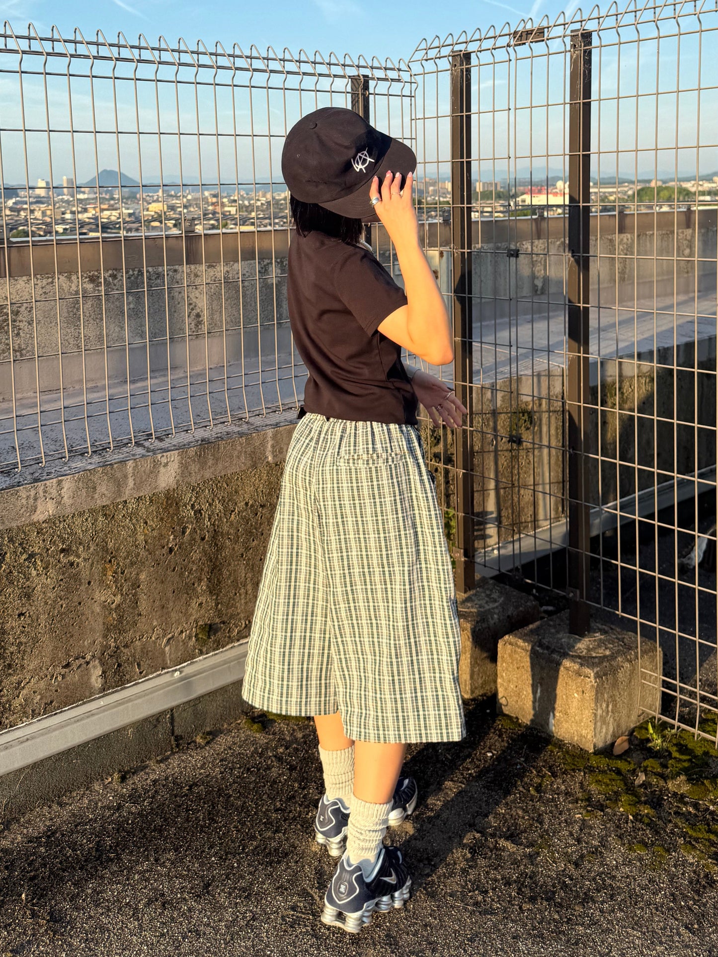 チェックハーフパンツ DPB70163