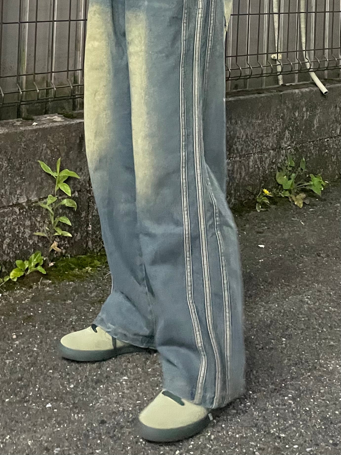ラインワイドデニムパンツ DPB64024