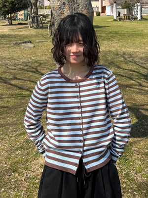 ボーダーカーディガン DPB70147