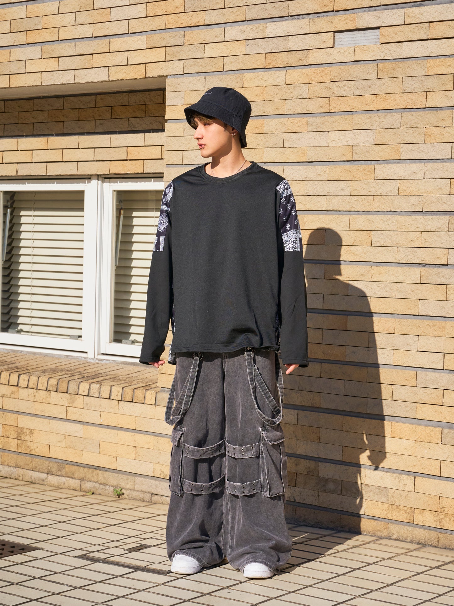 ペイズリーデザインTシャツ SPA08022