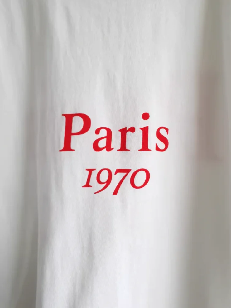 parisプリントTシャツ DPB71716