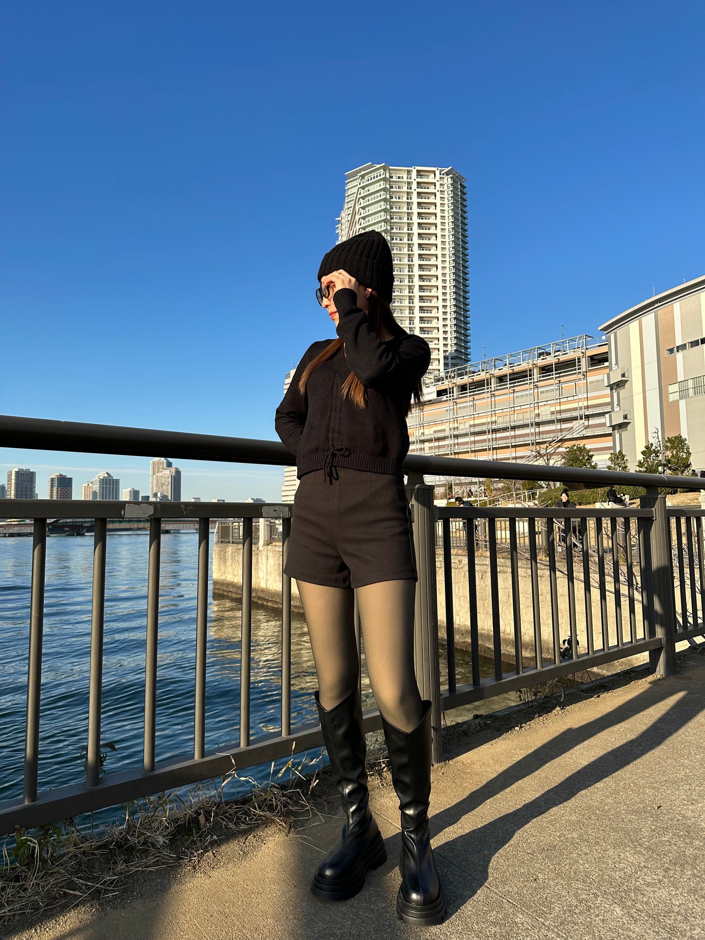 カーブラインロングブーツ DPA30298