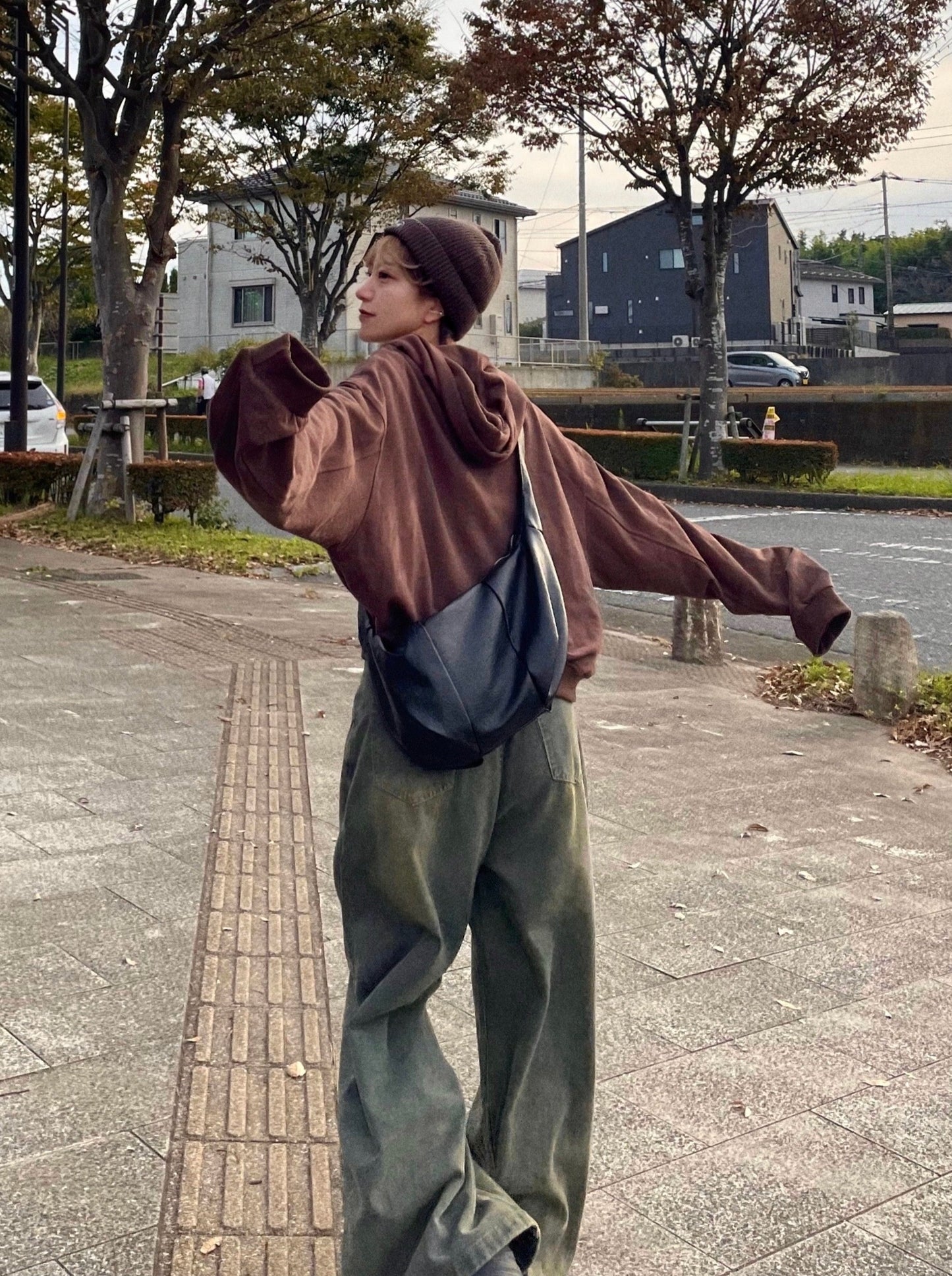 ショートジッパーフードパーカー DPA96257