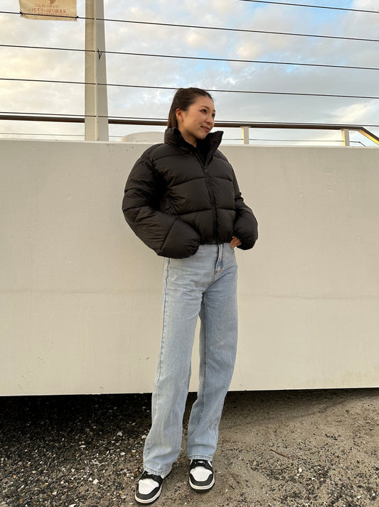 ブラックダウンジャケット DPA30291