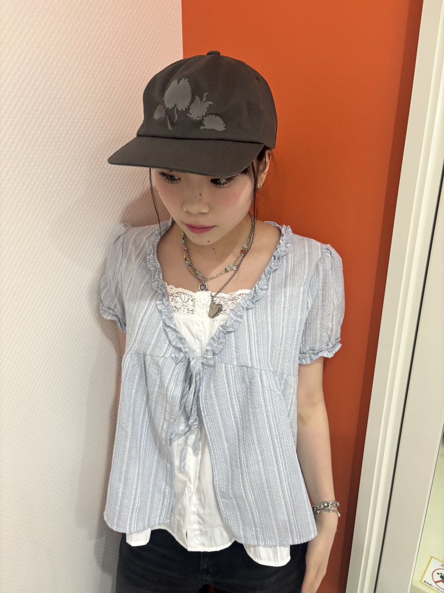 レイヤードVネックトップス DPB89032