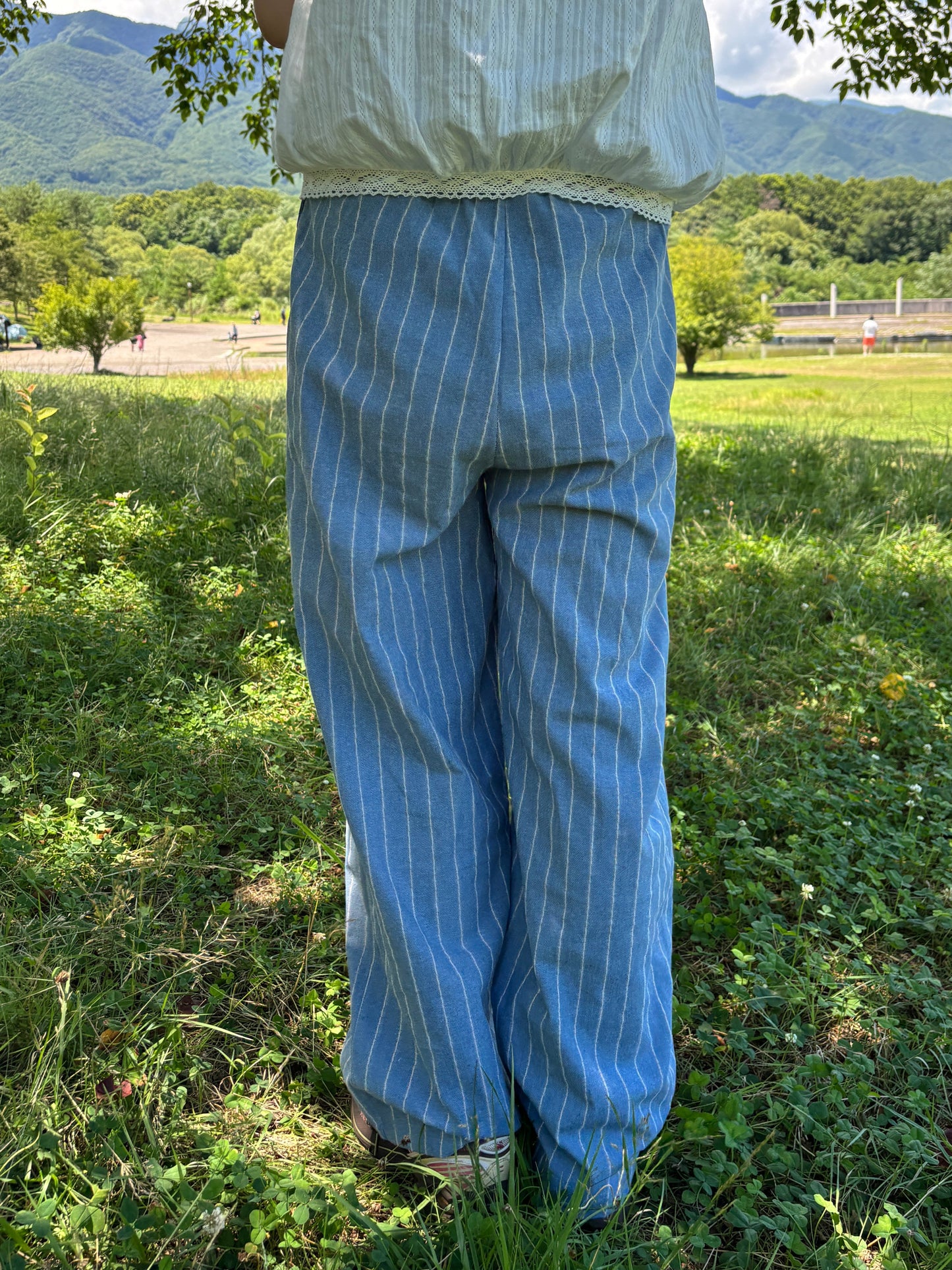 ワイドストライプパンツ DPB84215