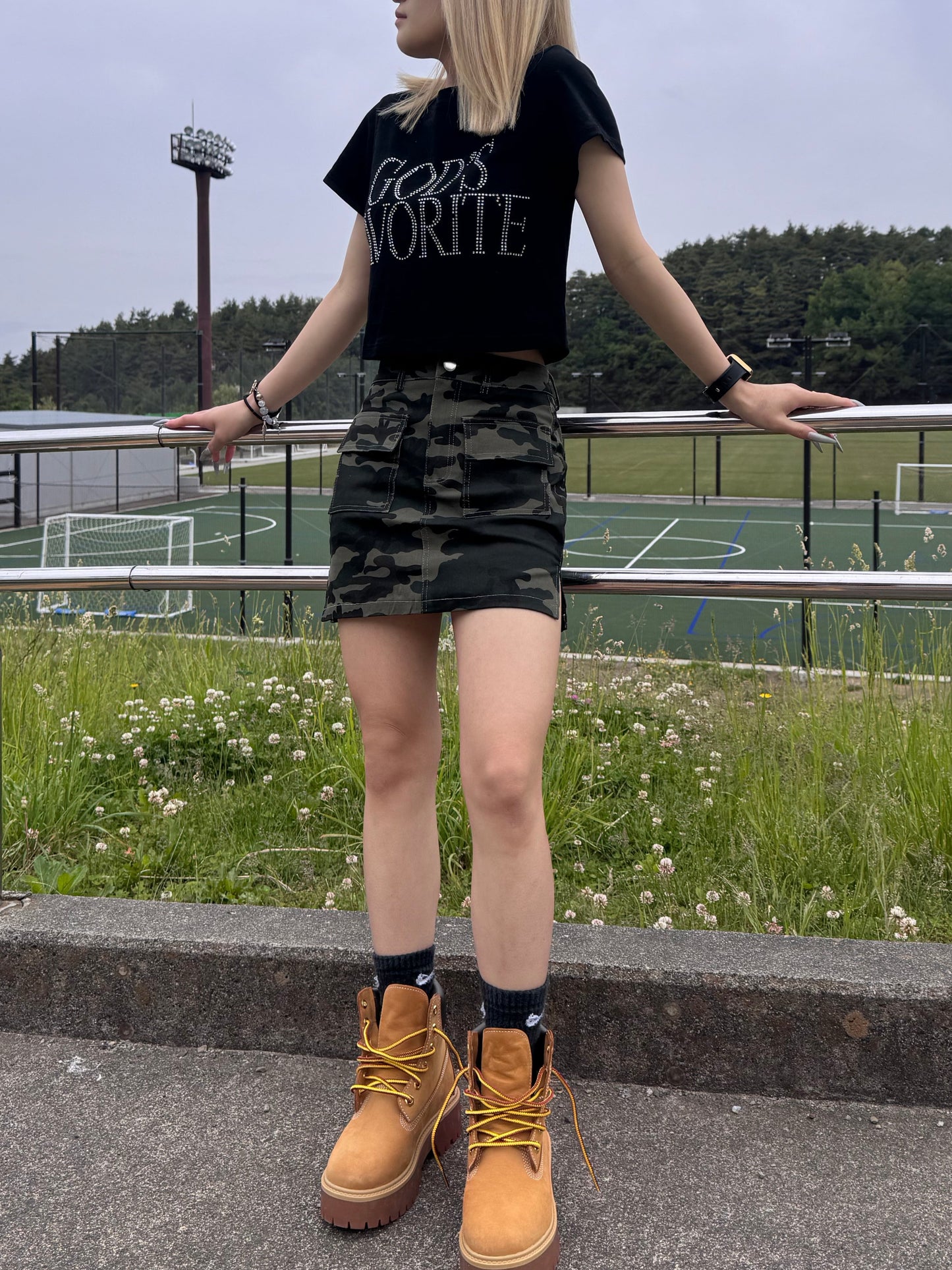ストーンクロップドTシャツ DPB42376
