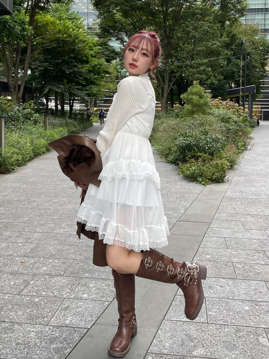 サイドベルトミドルブーツ DPB68013