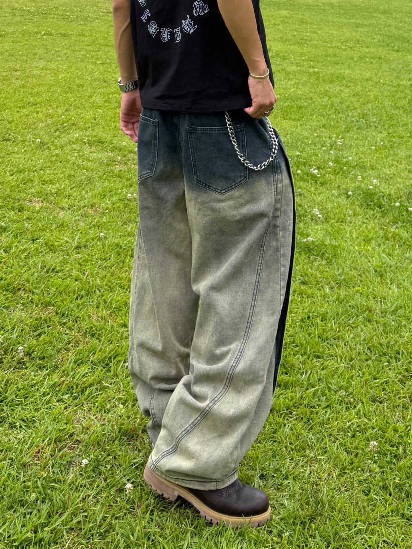 Kenshin_グラデーションバルーンデニムパンツ DPB73377