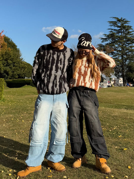 ゼブラオーバーニット DPB73138