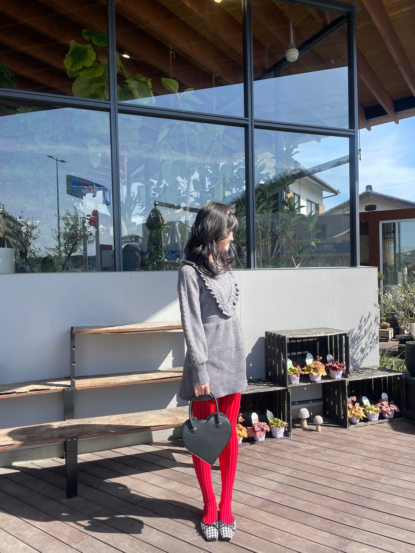 フリルニットワンピース DPA43324