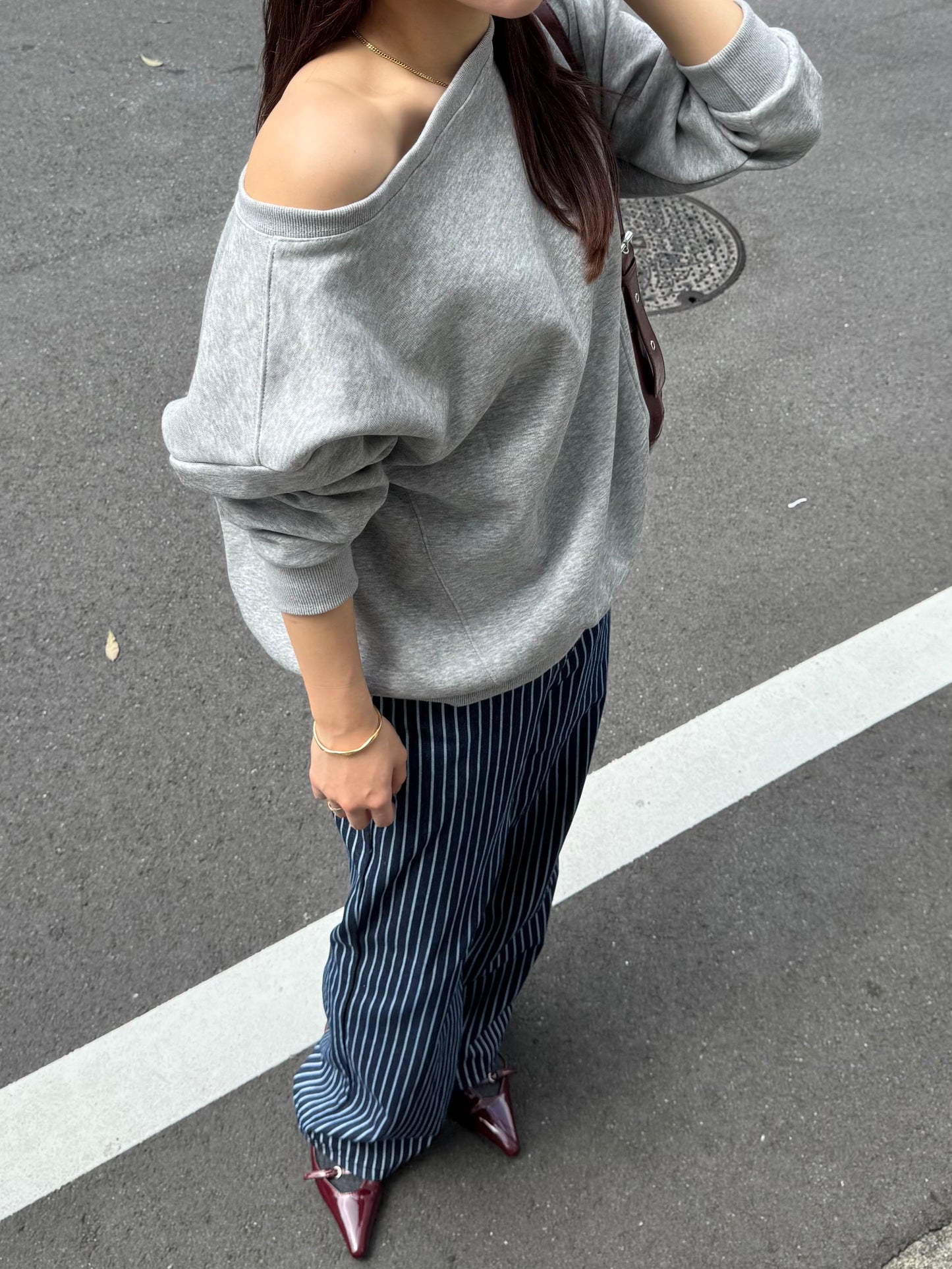 ストライプデニムパンツ DPB47419