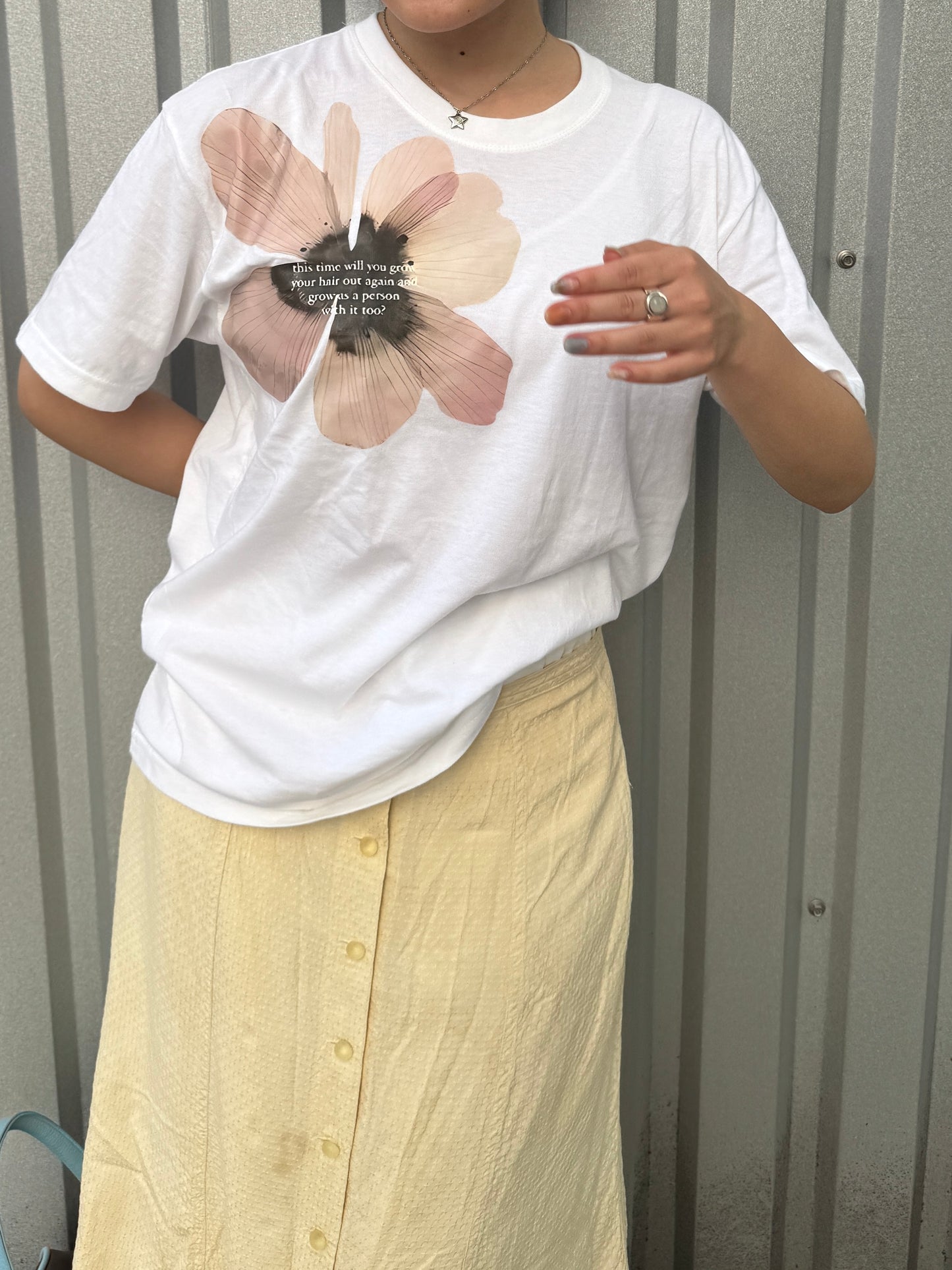 ビッグフラワープリントTシャツ DPB78169