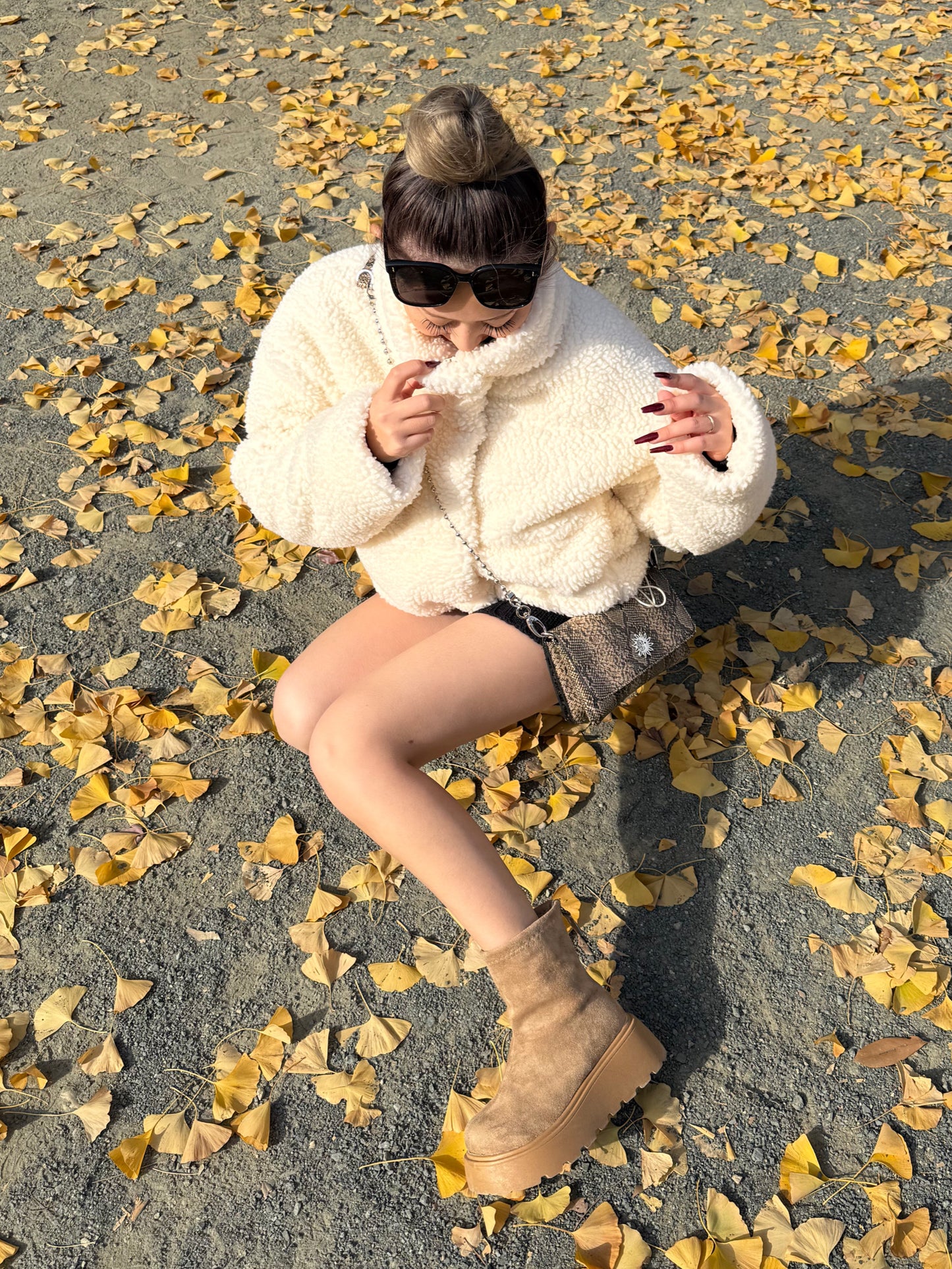 スエードライクハイカットブーツ DPB73522