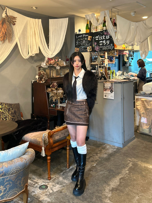 厚底レザーブーツ DPB69012