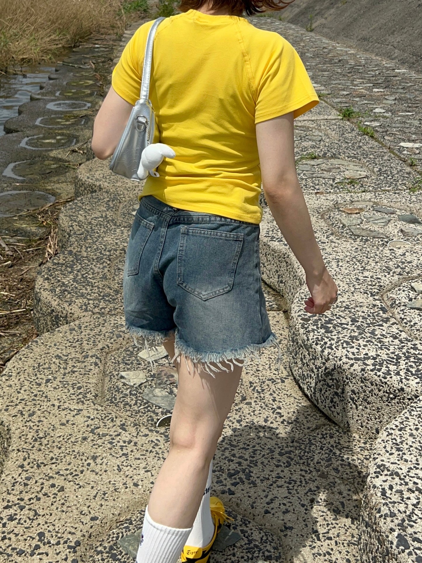 イエローロゴショートTシャツ DPA61384