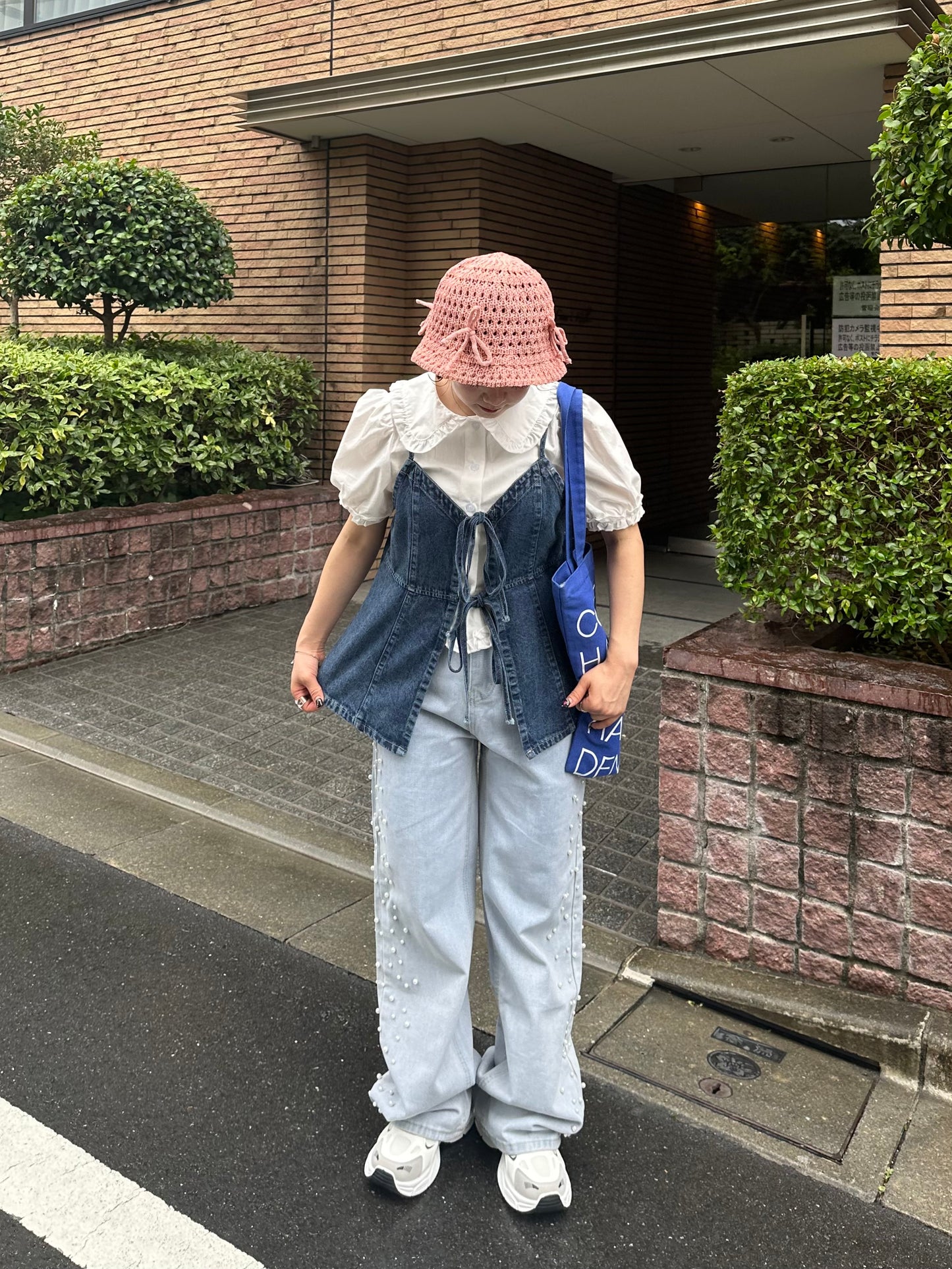 2wayデニムリボンビスチェ DPB76044