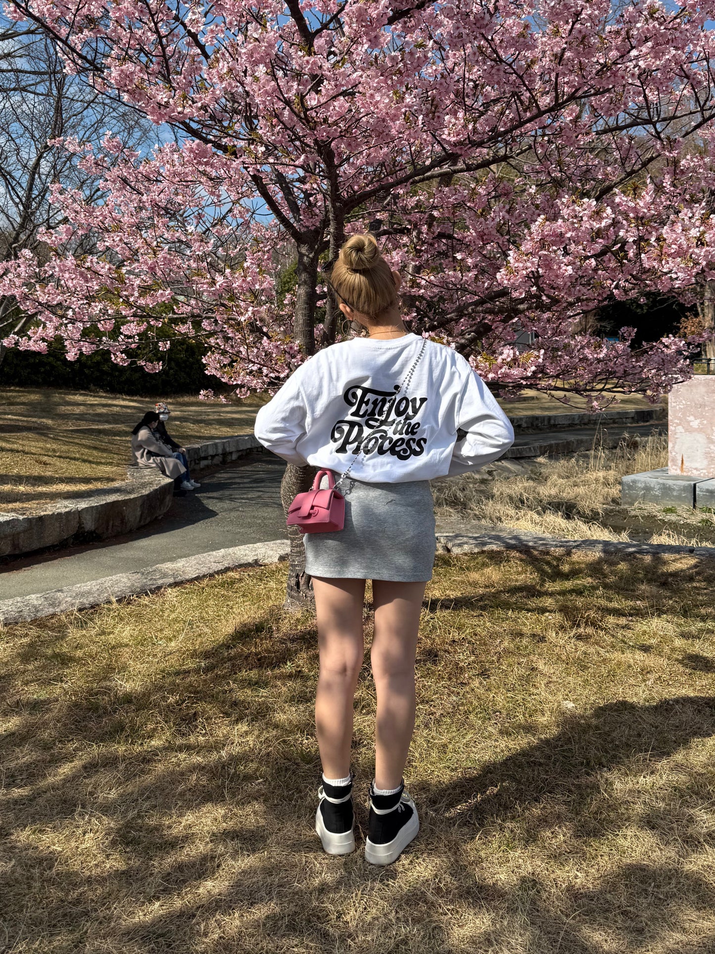 ユニセックスロゴロングスリーブTシャツ DPB73254