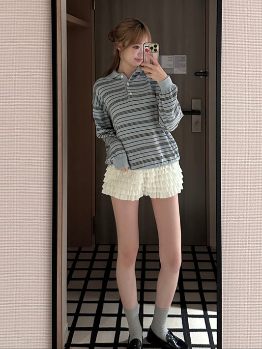 ギャザーティアードショートパンツ DPB81083