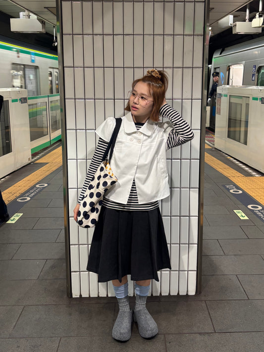 ミディアムプリーツスカート DPC04001