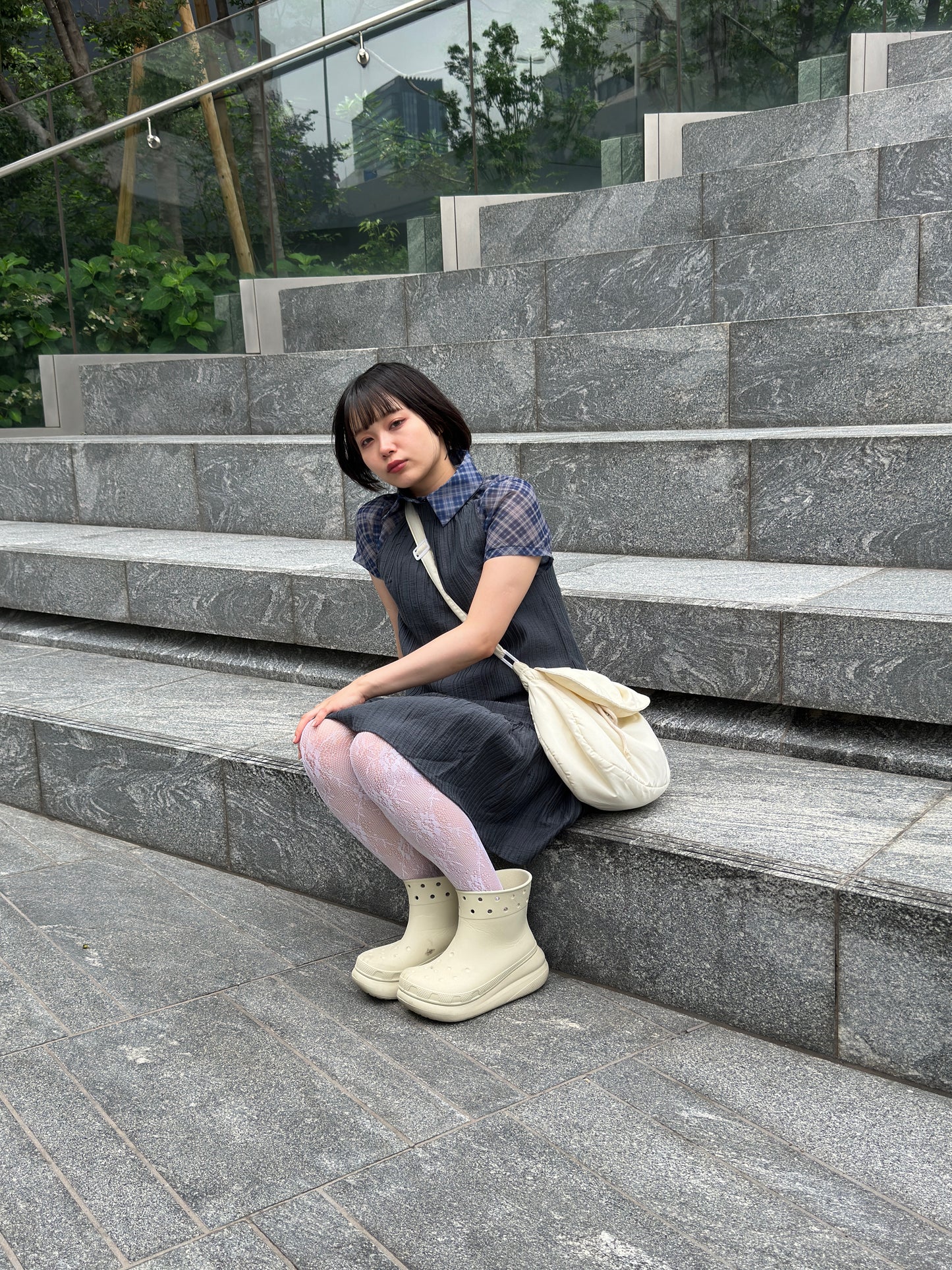 ホルターネックフリルワンピース DPA20395