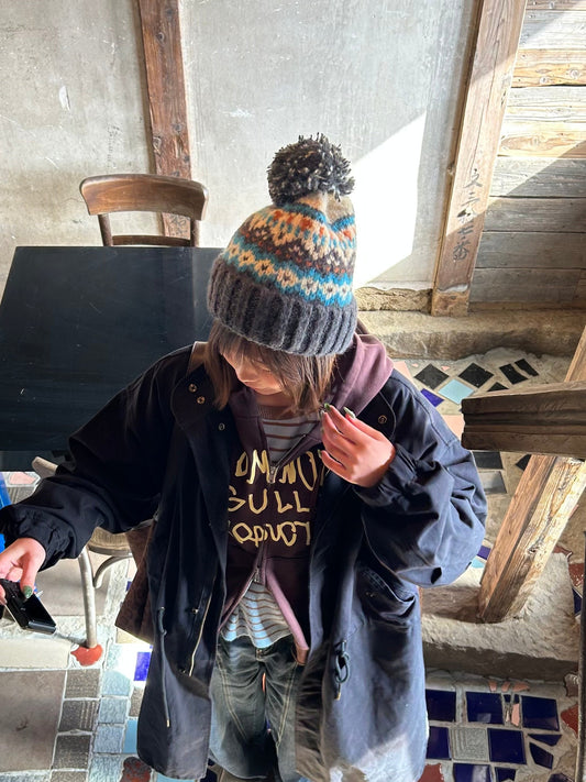 ボンボンニット帽 DPC01036