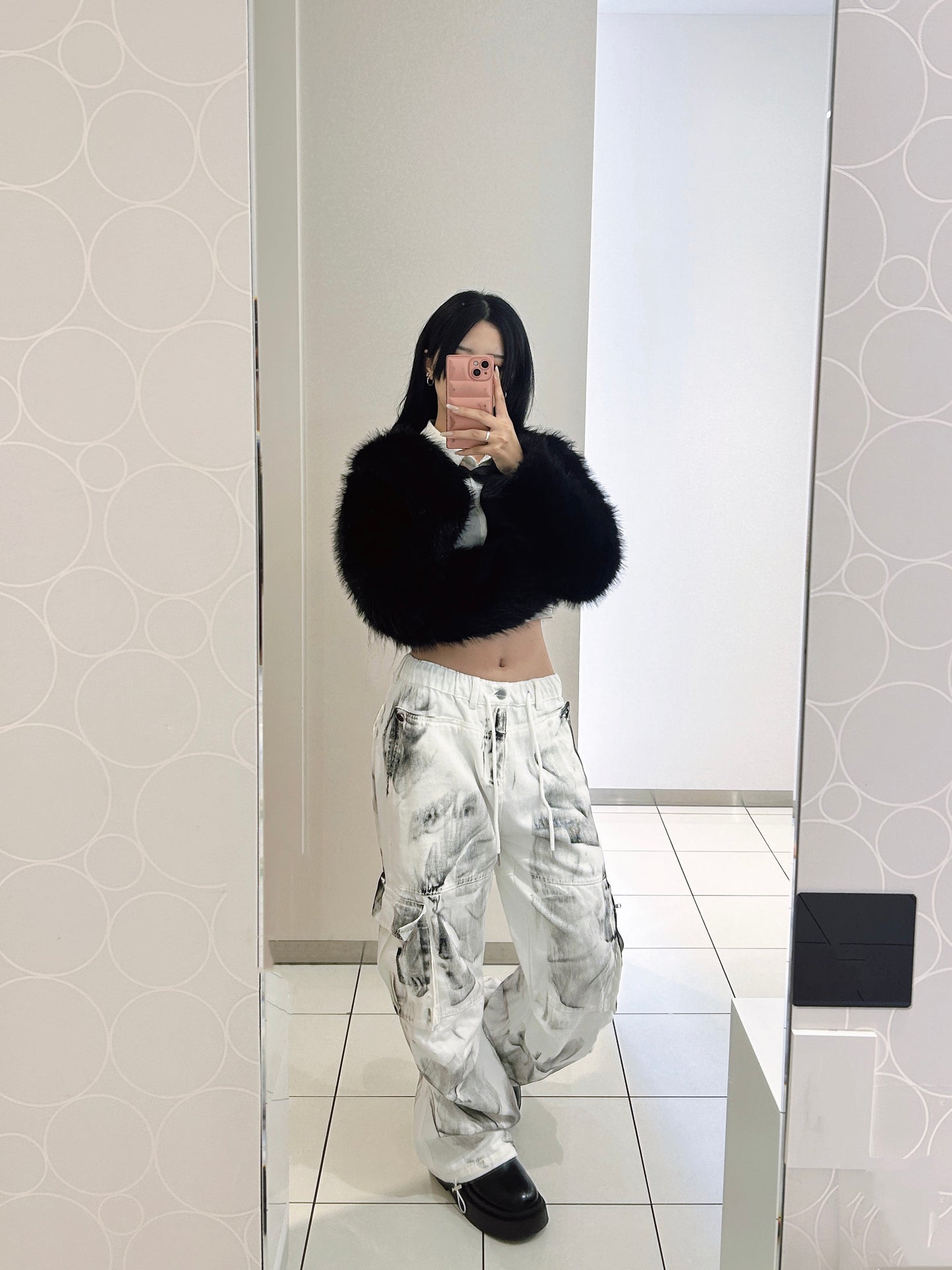 厚底レザーブーツ DPB69012