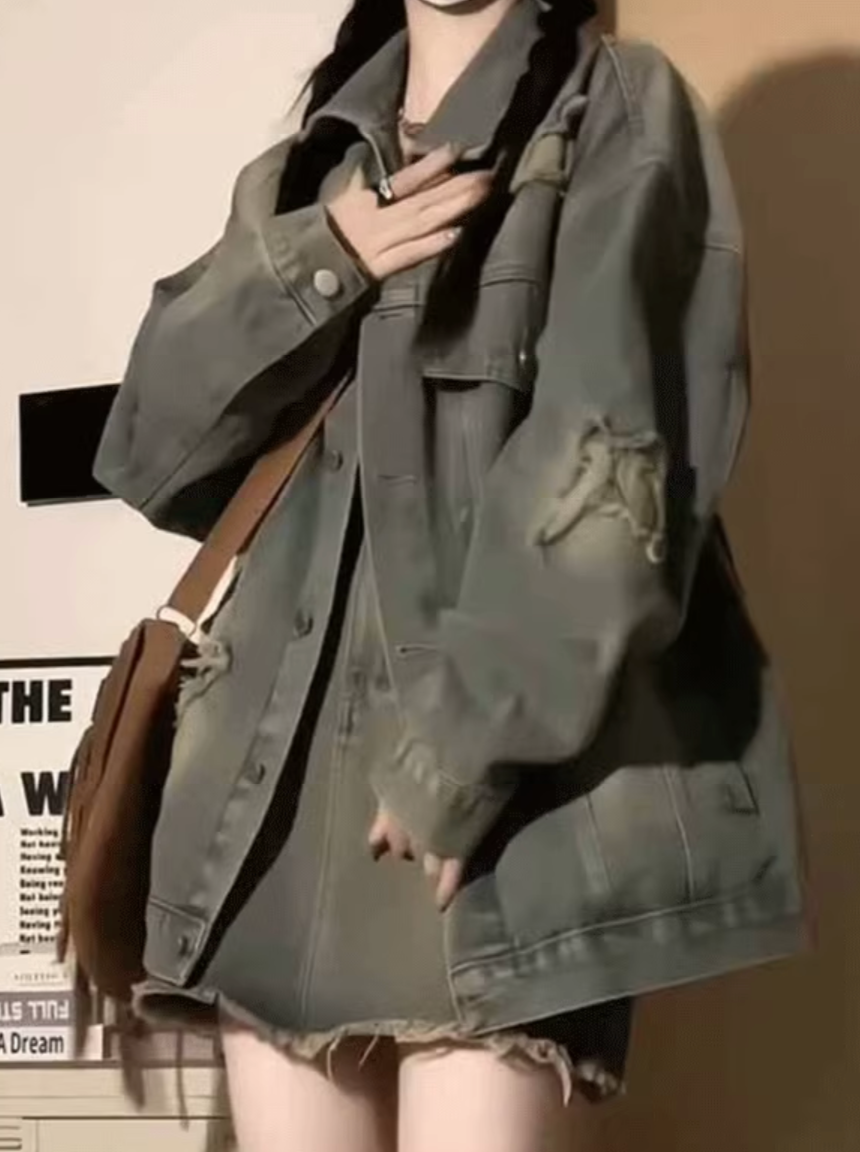 バタフライデニムジャケット DPB71274