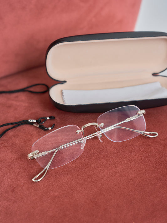 クリアリムレスメガネ DPB75025