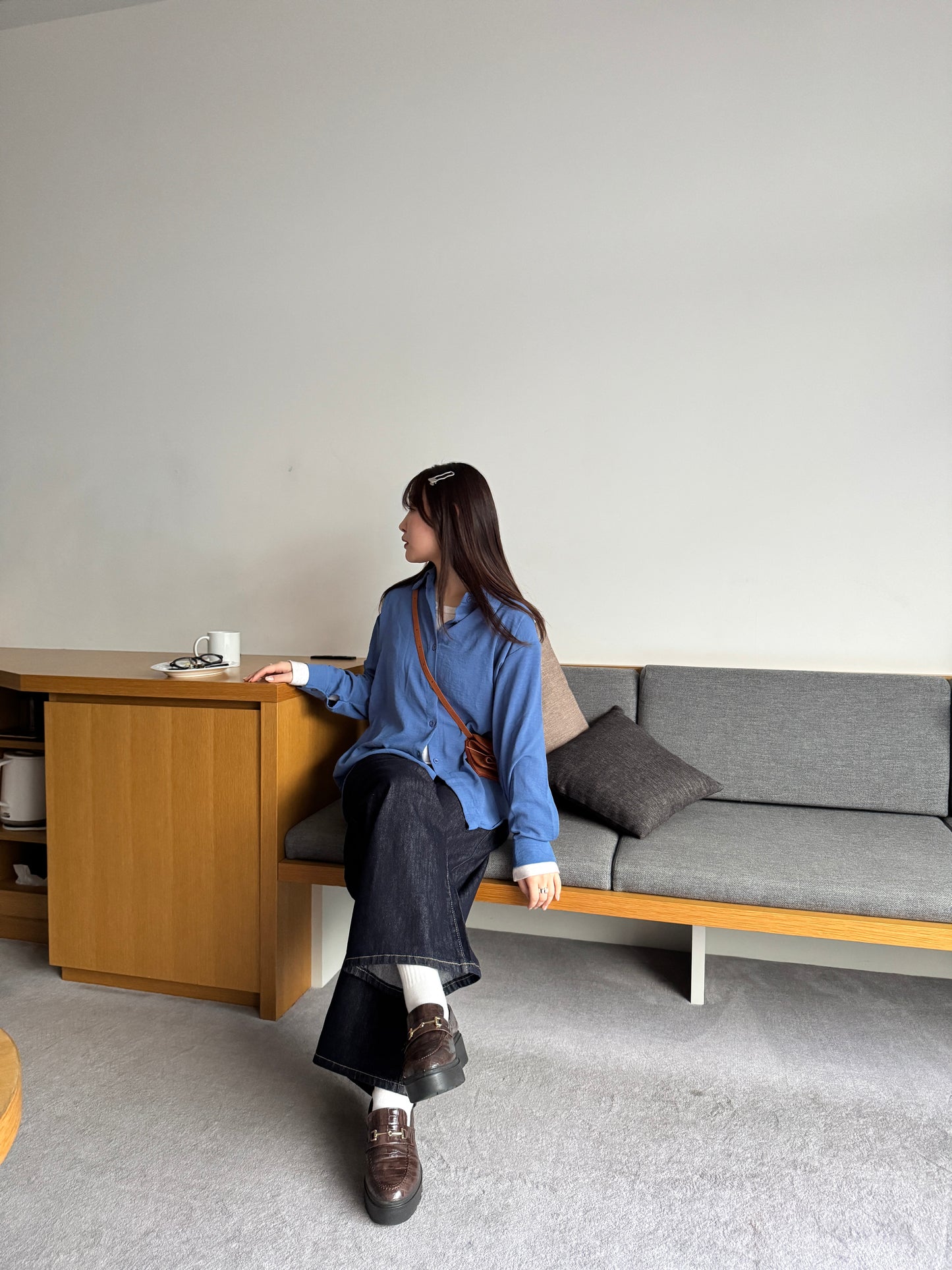 ニュアンスカラーシャツ DPB78123