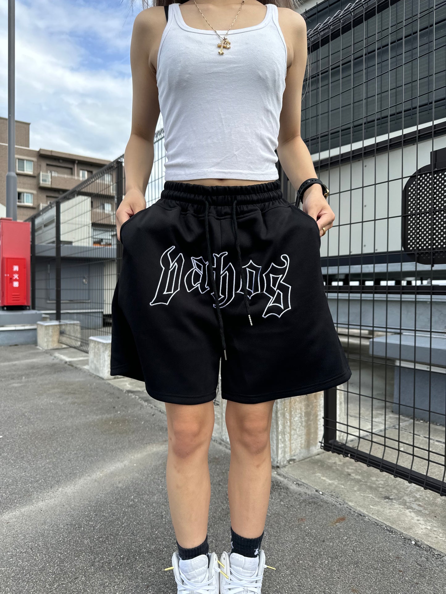 レタリングスウェットパンツ DPB42166