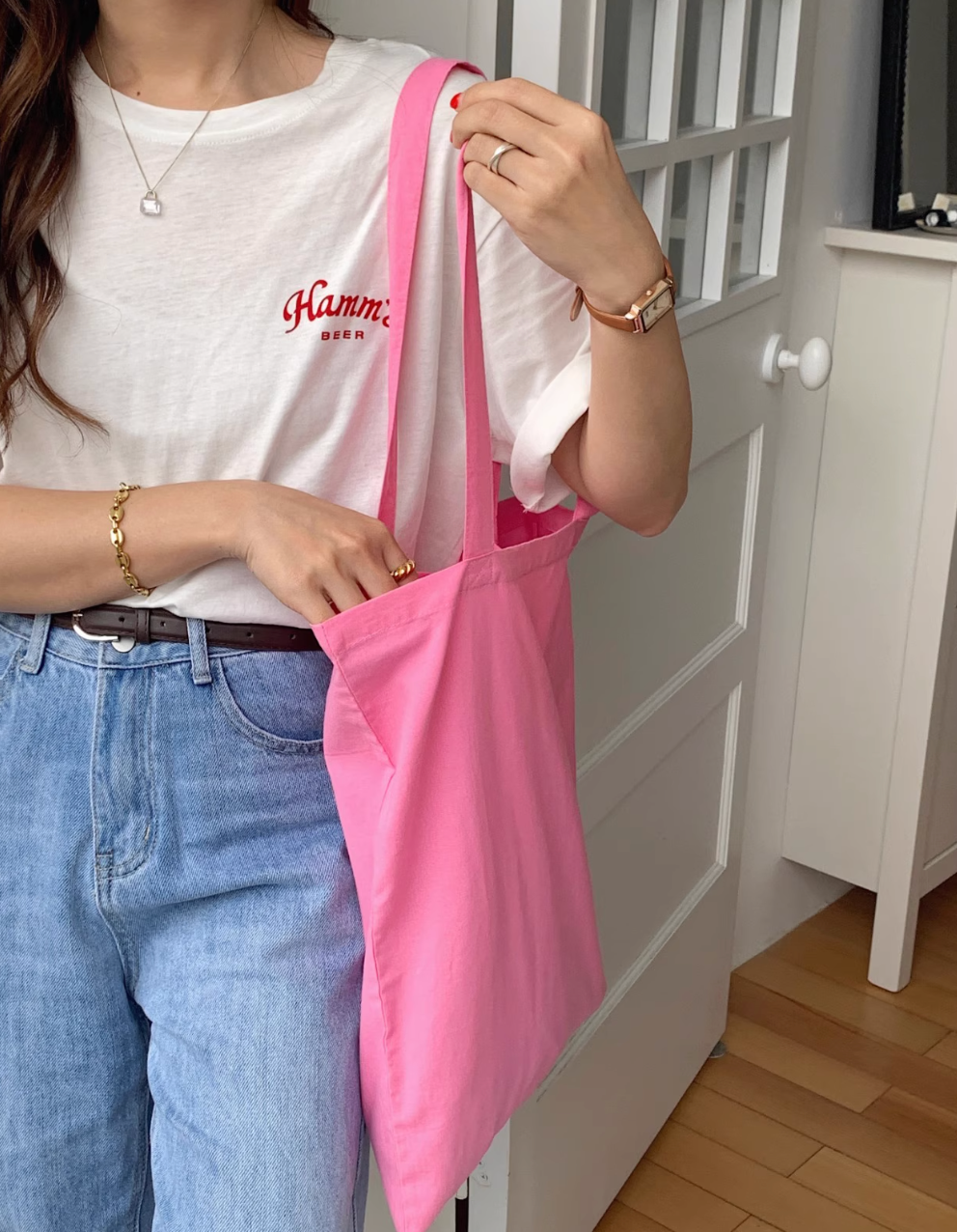 ピンクカラートートバッグ CPA44083