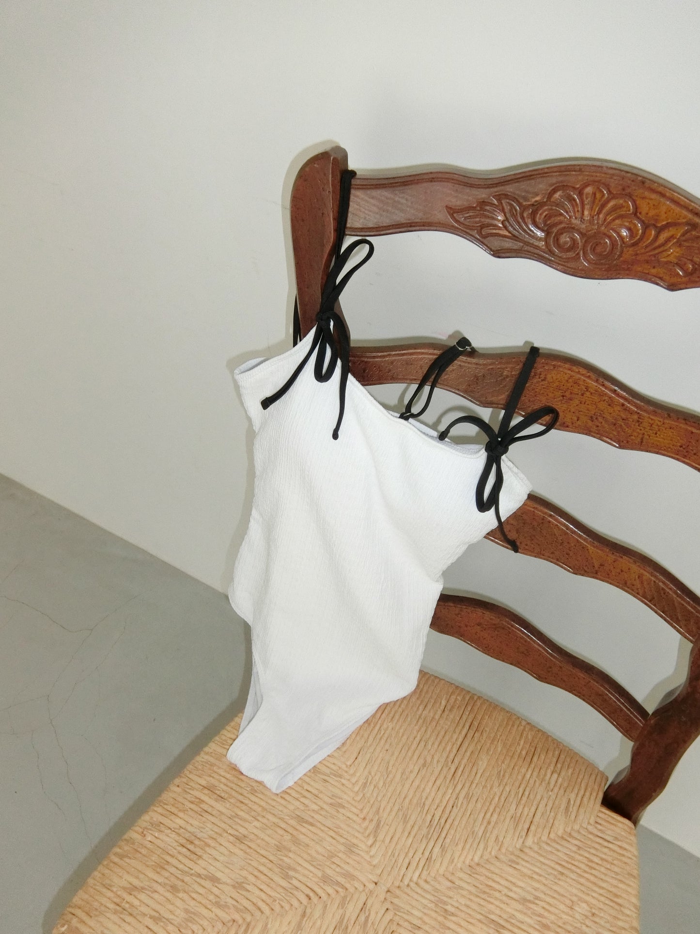 リボンホワイトスイムウェア DPB43283