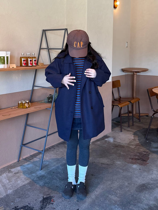 ミディアムステンカラーコート DPB84312