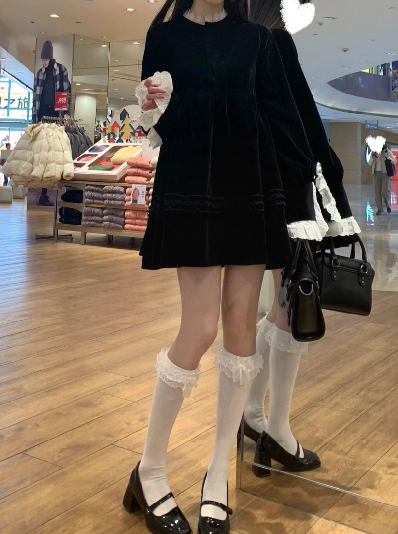 ベロアミニワンピース CPA42280