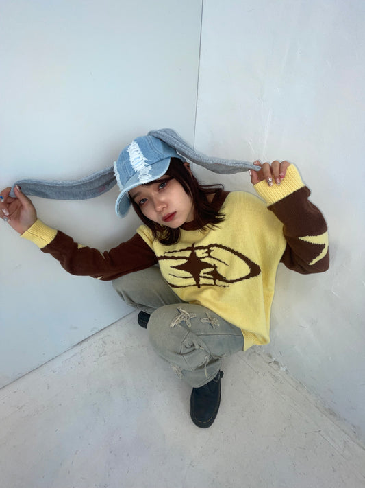 Y2Kスターニット DPA20307