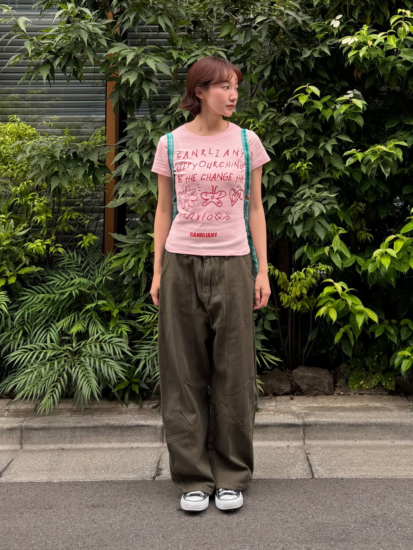 スマイリーフラワーTシャツ DPB91002