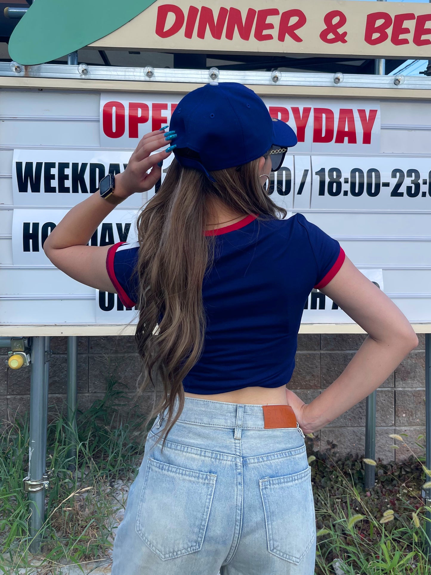 クロップドスポーツTシャツ DPB73097