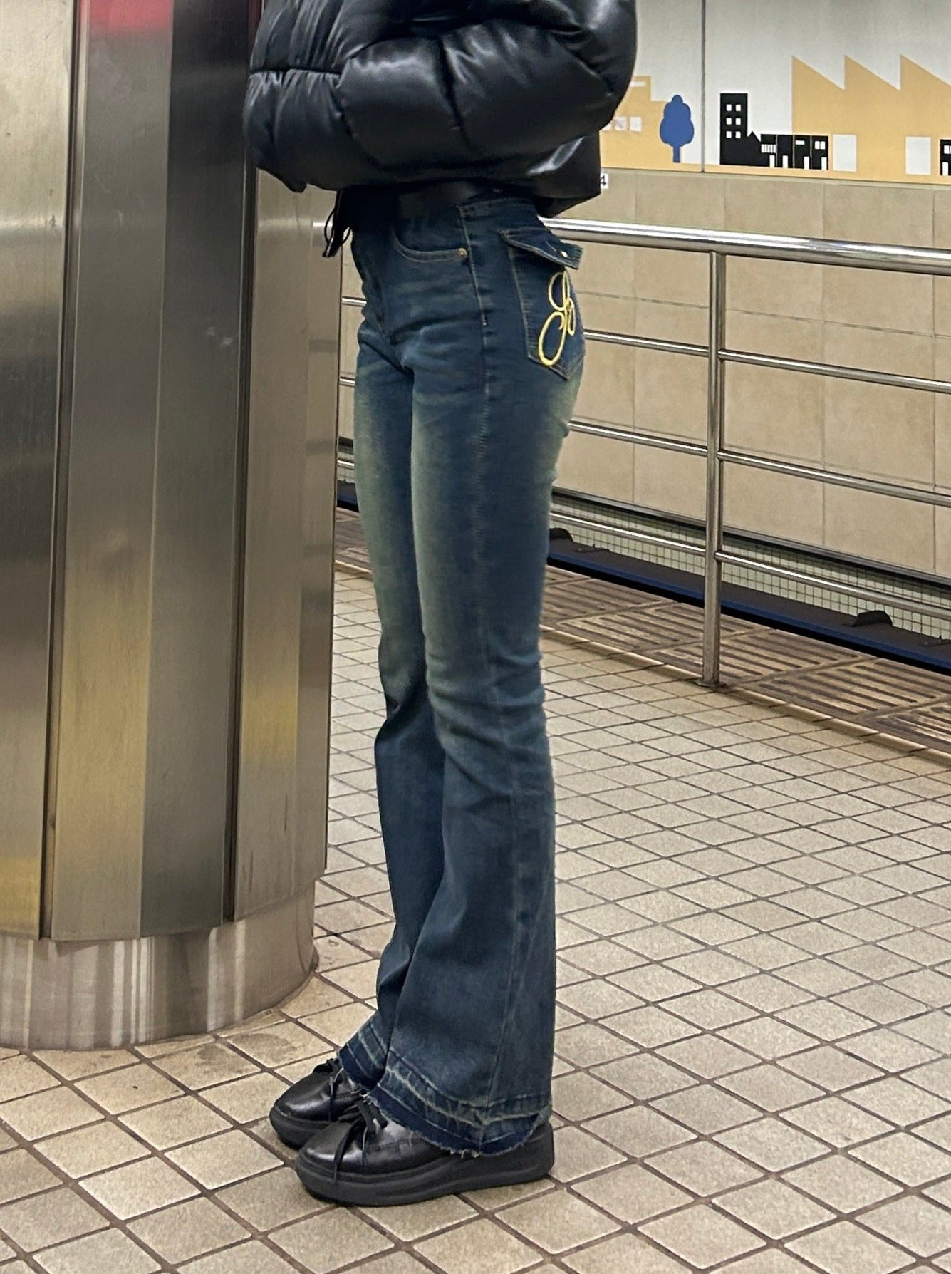 デニムフレアパンツ DPB69071