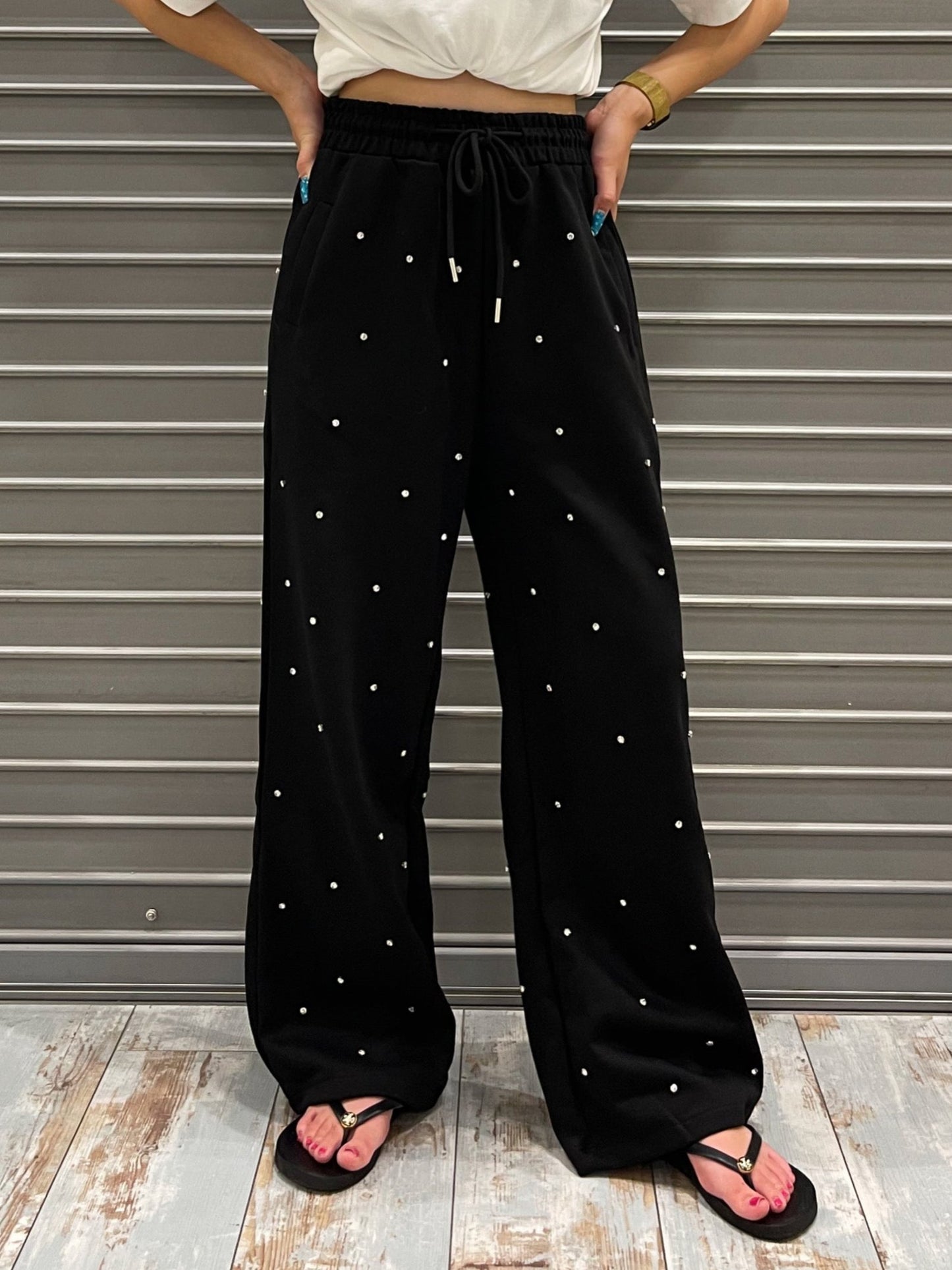 ラメスウェットパンツ DPB73103