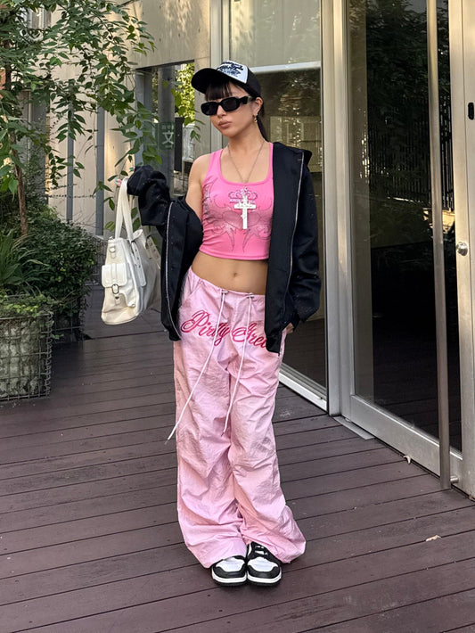 ビッグロゴパラシュートパンツ DPB86112