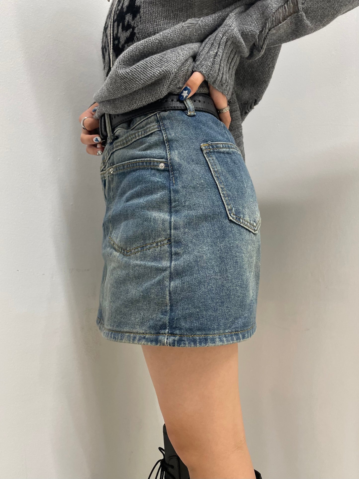 デニムミニスカート DPB64095