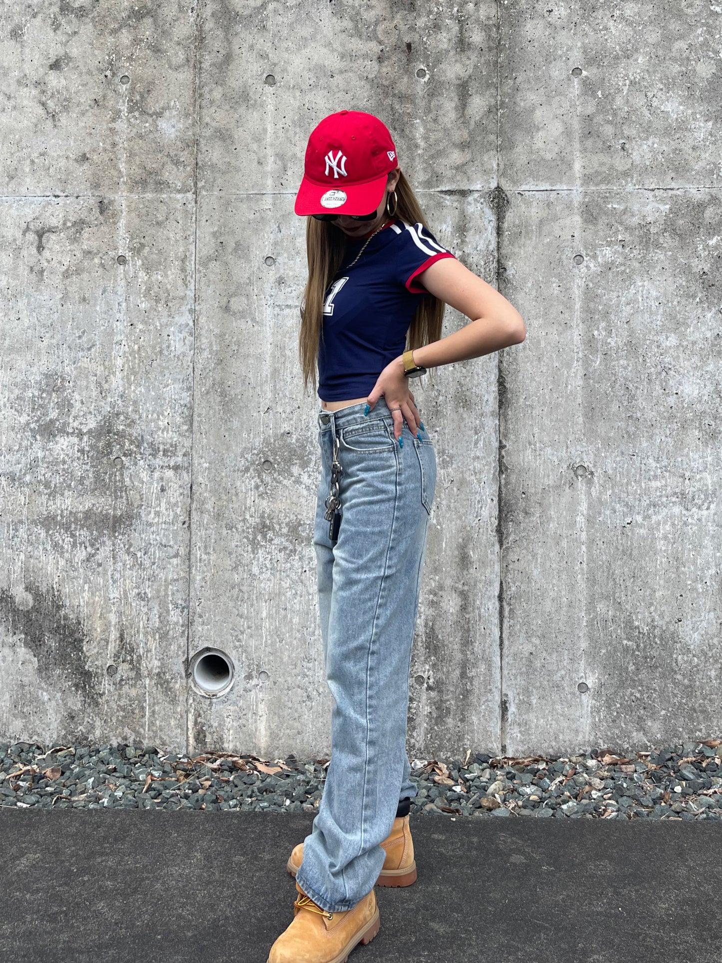 クロップドスポーツTシャツ DPB73097
