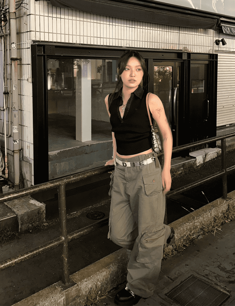 vintage style cargo pants