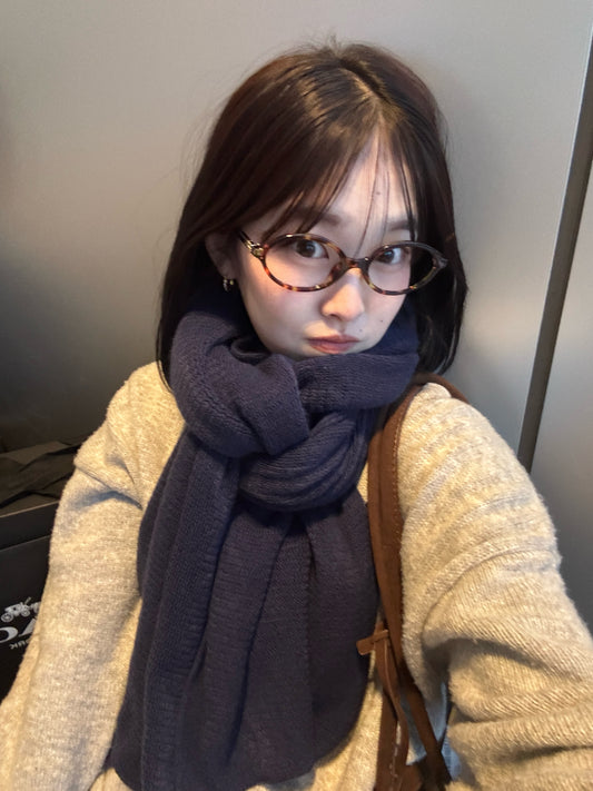 ネイビーニットマフラー DPB63270