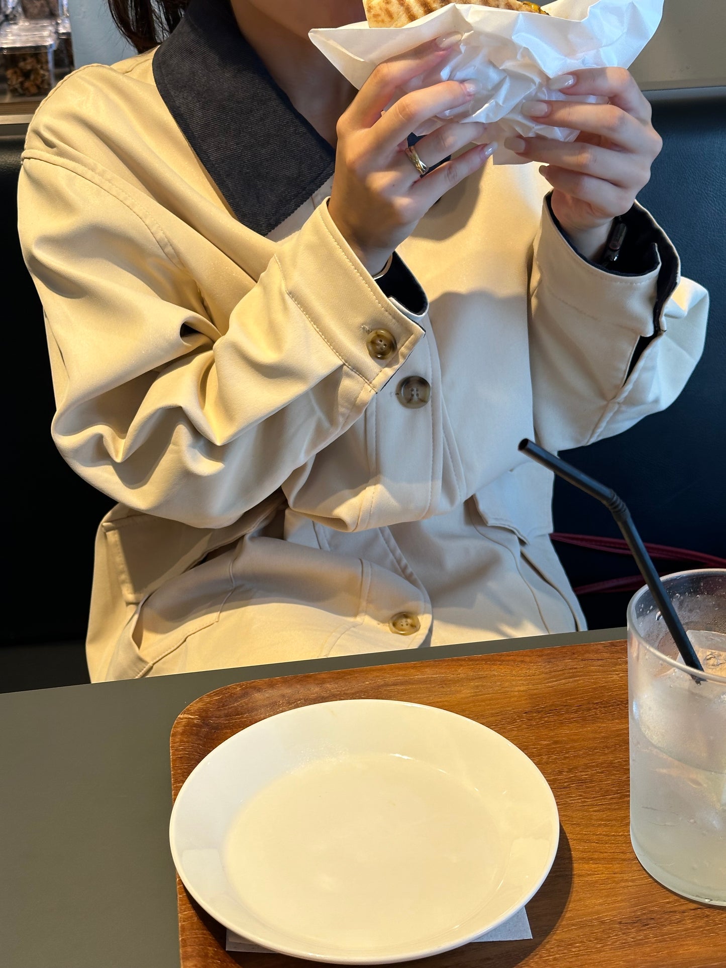 コーデュロイカラートレンチコート DPB47326