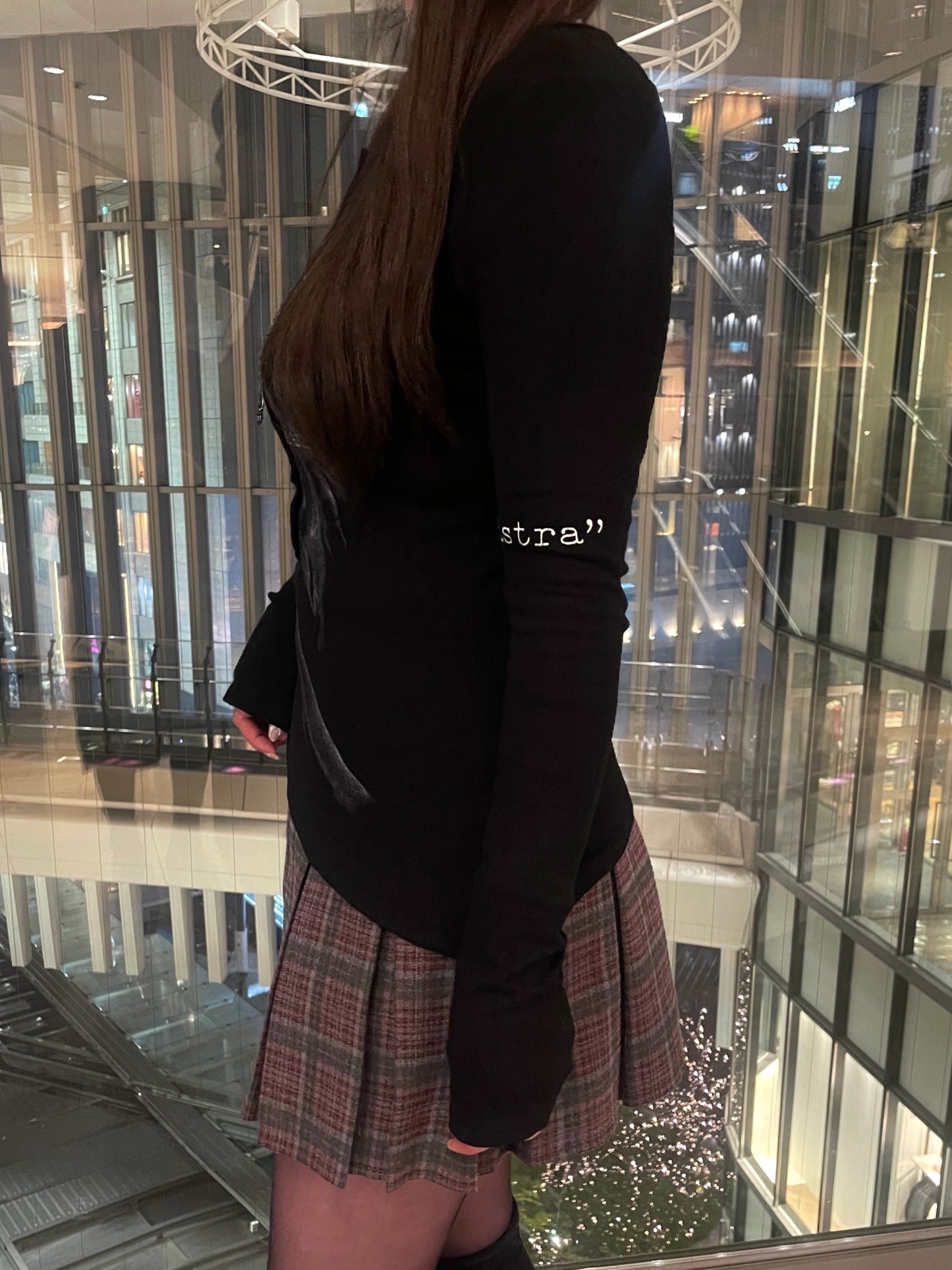 総柄ロングTシャツ DPB74107