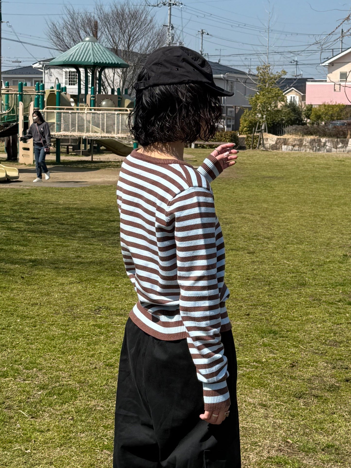 ボーダーカーディガン DPB70147