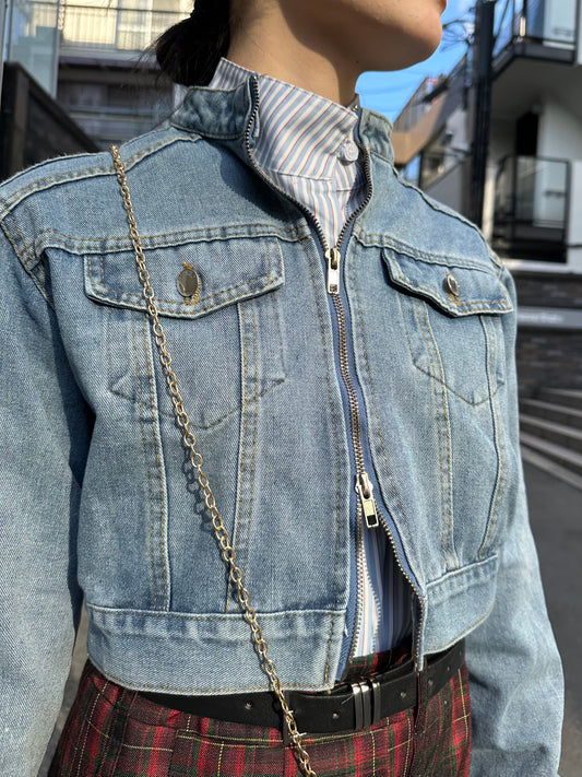 ライダースデニムジャケット DPA43215