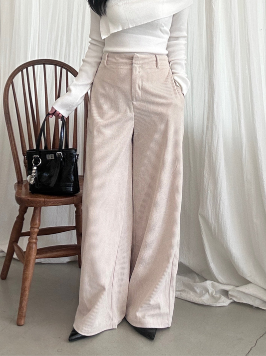 コーデュロイワイドパンツ DPB43349